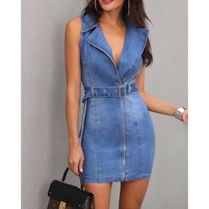 Denim Sleeveless Dress